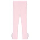 Girls Pink & Ivory Tulle Fairy Wings Leggings Set , 1, hi-res