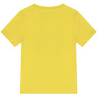 Boys Yellow Logo Dice T-Shirt, 1, hi-res