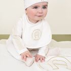 Ivory Logo Baby Bib, 1, hi-res