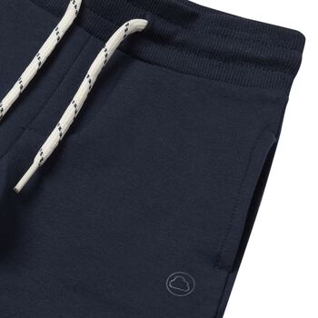 Younger Boys Navy Blue Logo Joggers