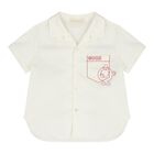 Baby Boys White Polo Shirt, 1, hi-res