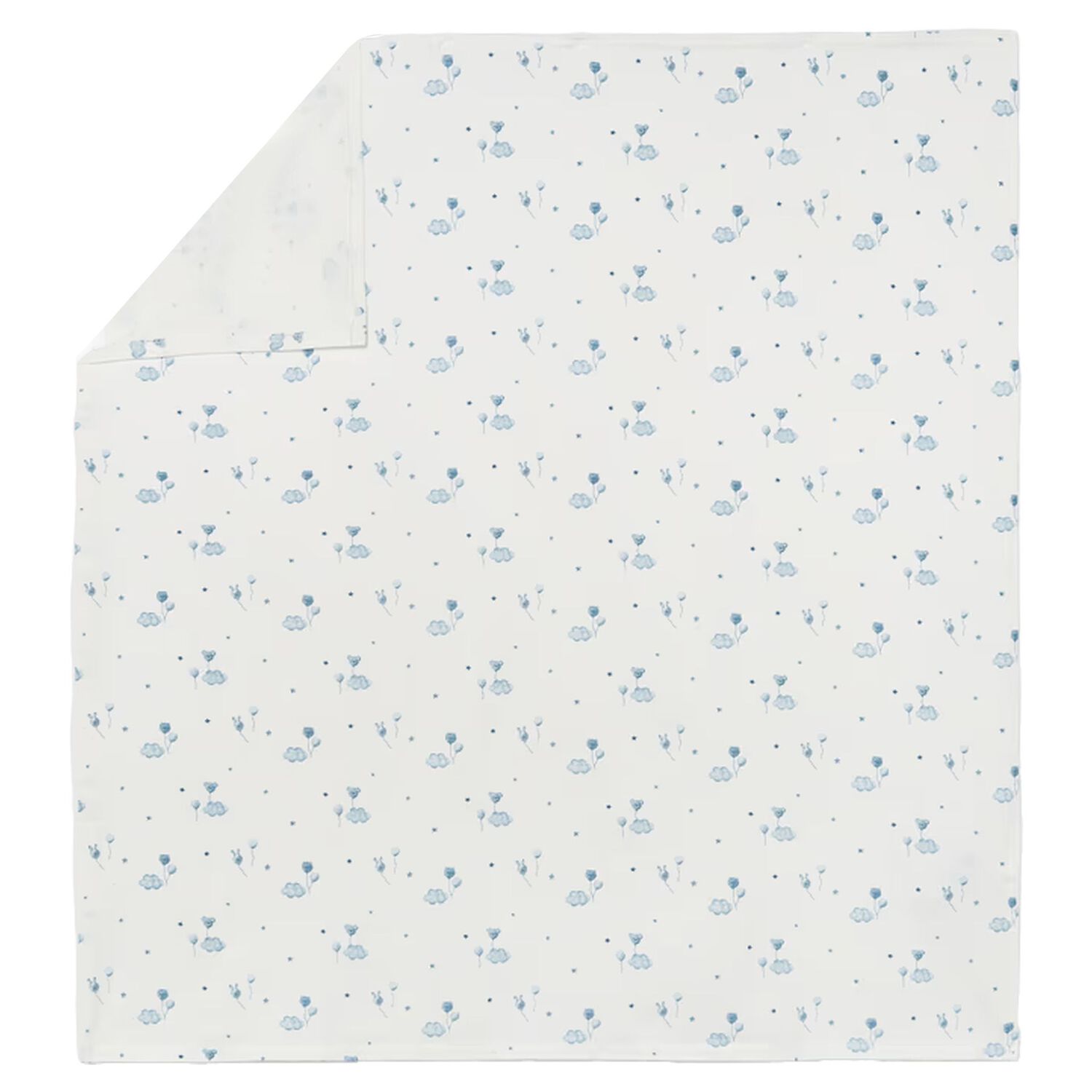 Baby Boys Blue & White Teddy Bear Gift Set, 3, hi-res