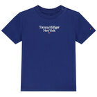 Blue Logo Trousers Set, 3, hi-res