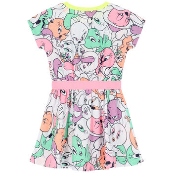 Girls White Tweety Bird Dress