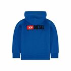Blue Cotton Zip-Up Top, 1, hi-res