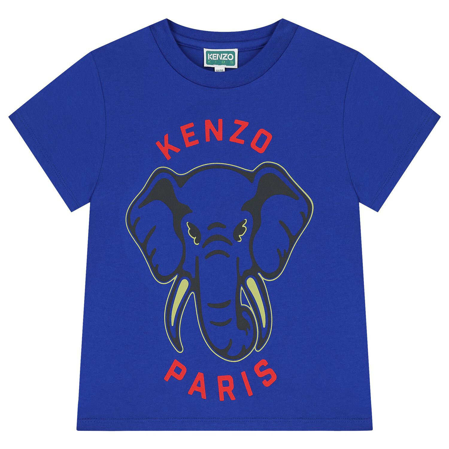 Boys Blue Elephant Logo T-Shirt, 2, hi-res image number null