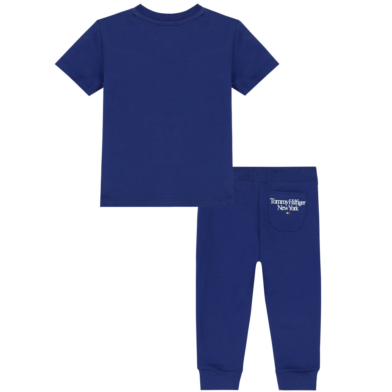 Blue Logo Trousers Set, 3, hi-res