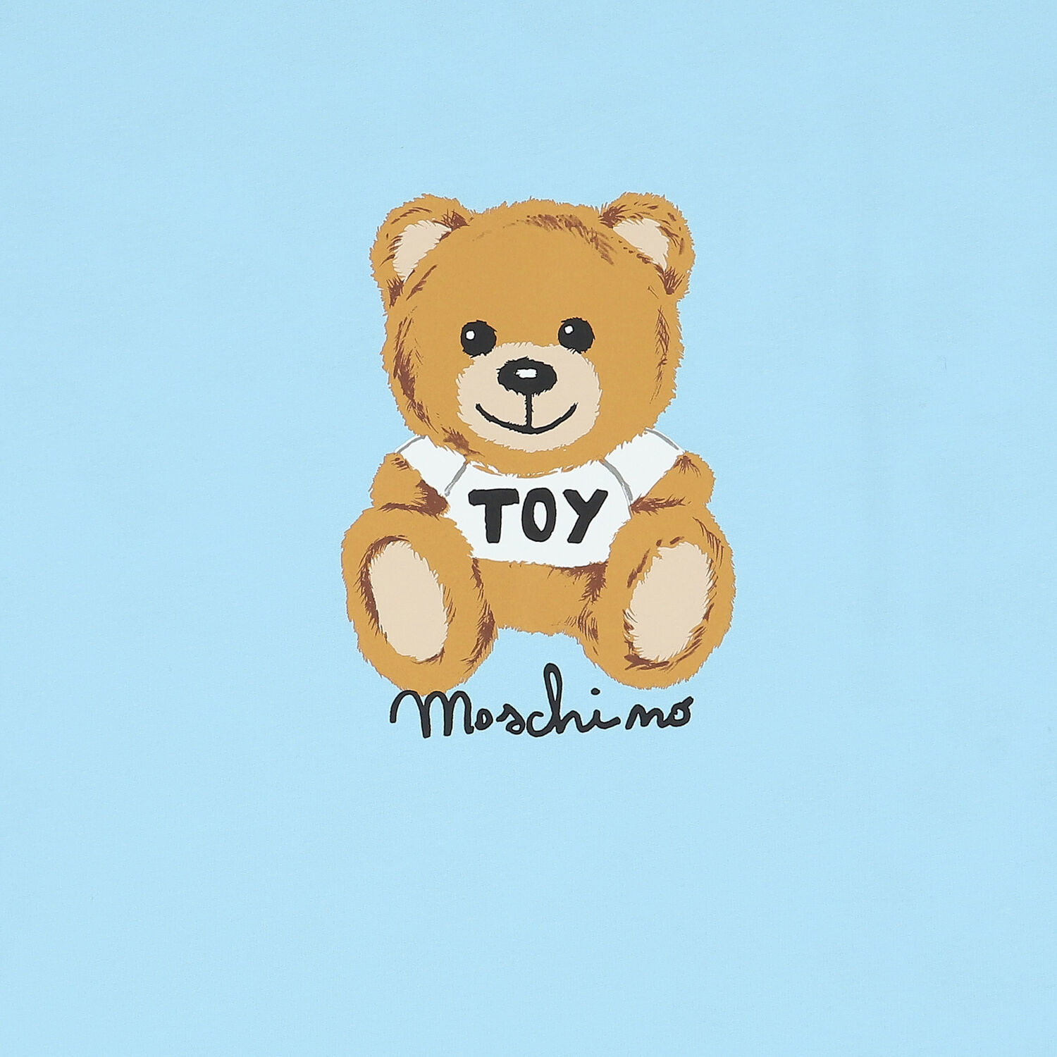 Blue Teddy Logo Baby Blanket, 3, hi-res