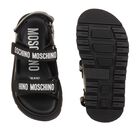 Black & White Logo Sandals, 1, hi-res
