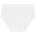 Younger Girls White Satin Dress Set, 1, hi-res