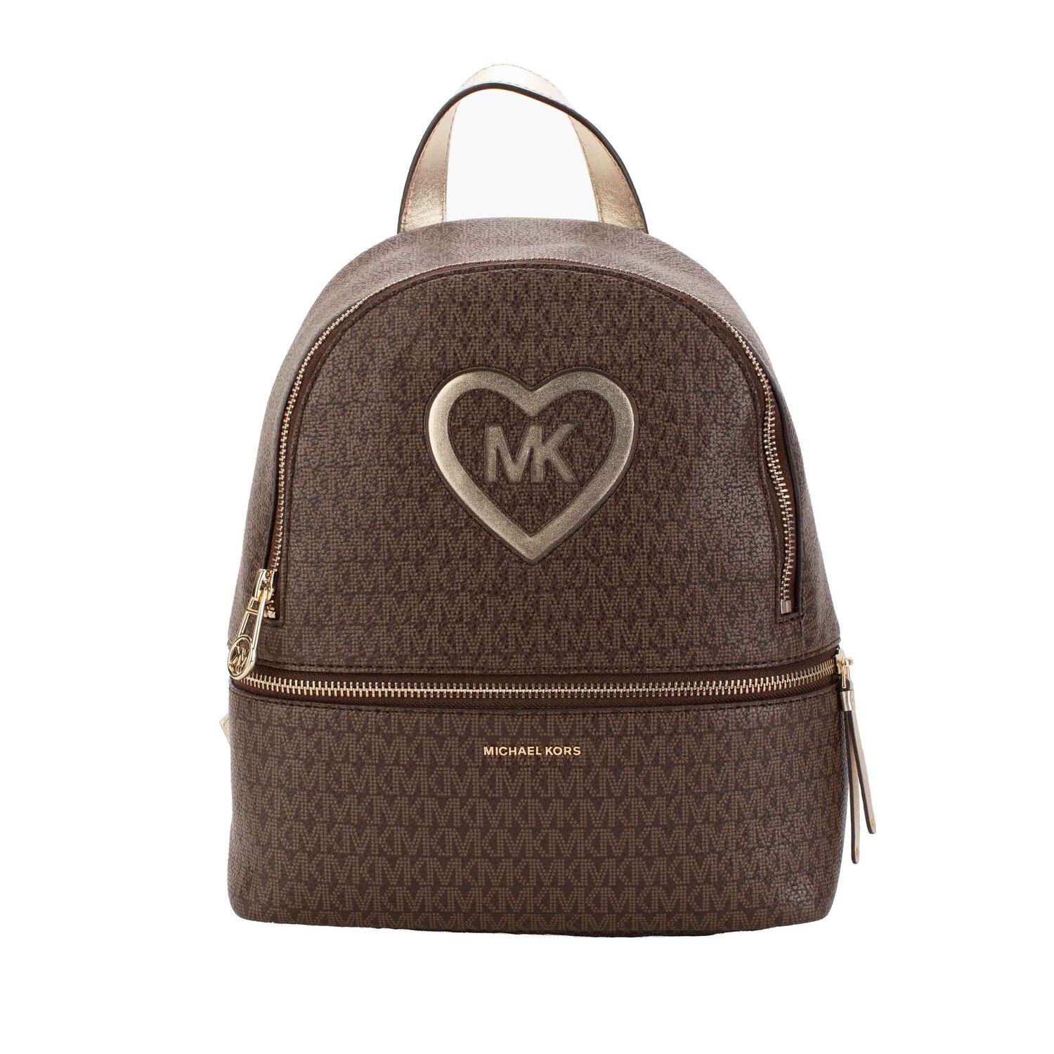Girls Brown Logo Backpack, 1, hi-res