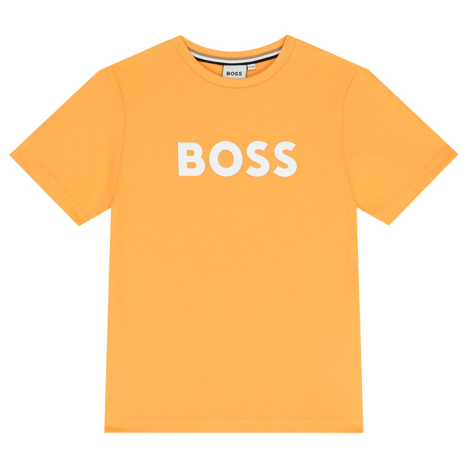 Boys Orange Logo T-Shirt, 3, hi-res image number null