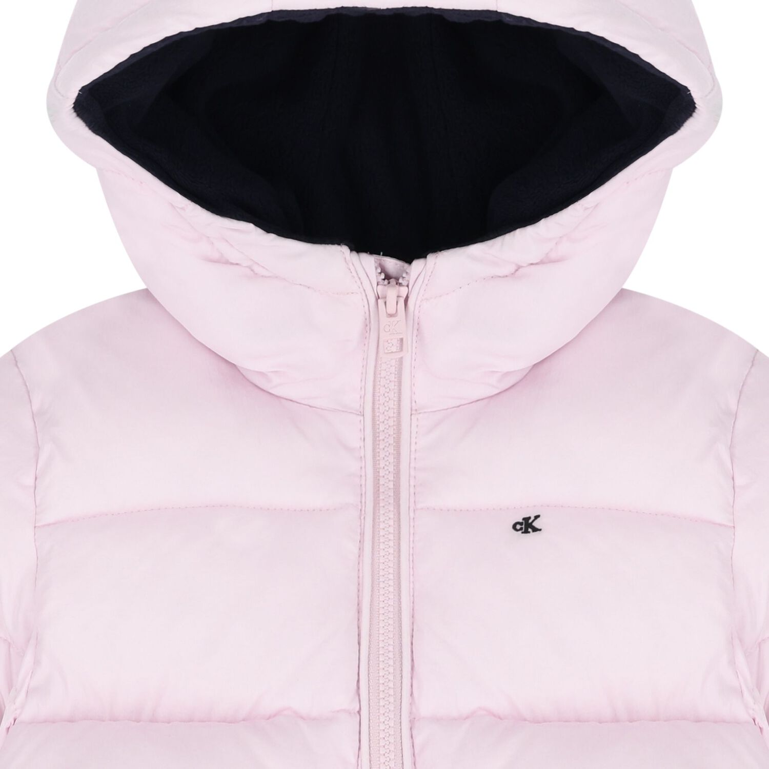 Baby Girls Pink Logo Padded Puffer Jacket, 2, hi-res image number null