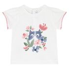 Younger Girls White & Pink Leggings Set, 1, hi-res