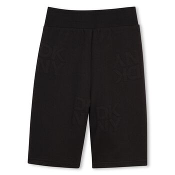 Boys Black Logo Shorts
