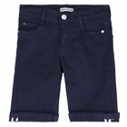 Boys Navy Bermuda Shorts, 1, hi-res