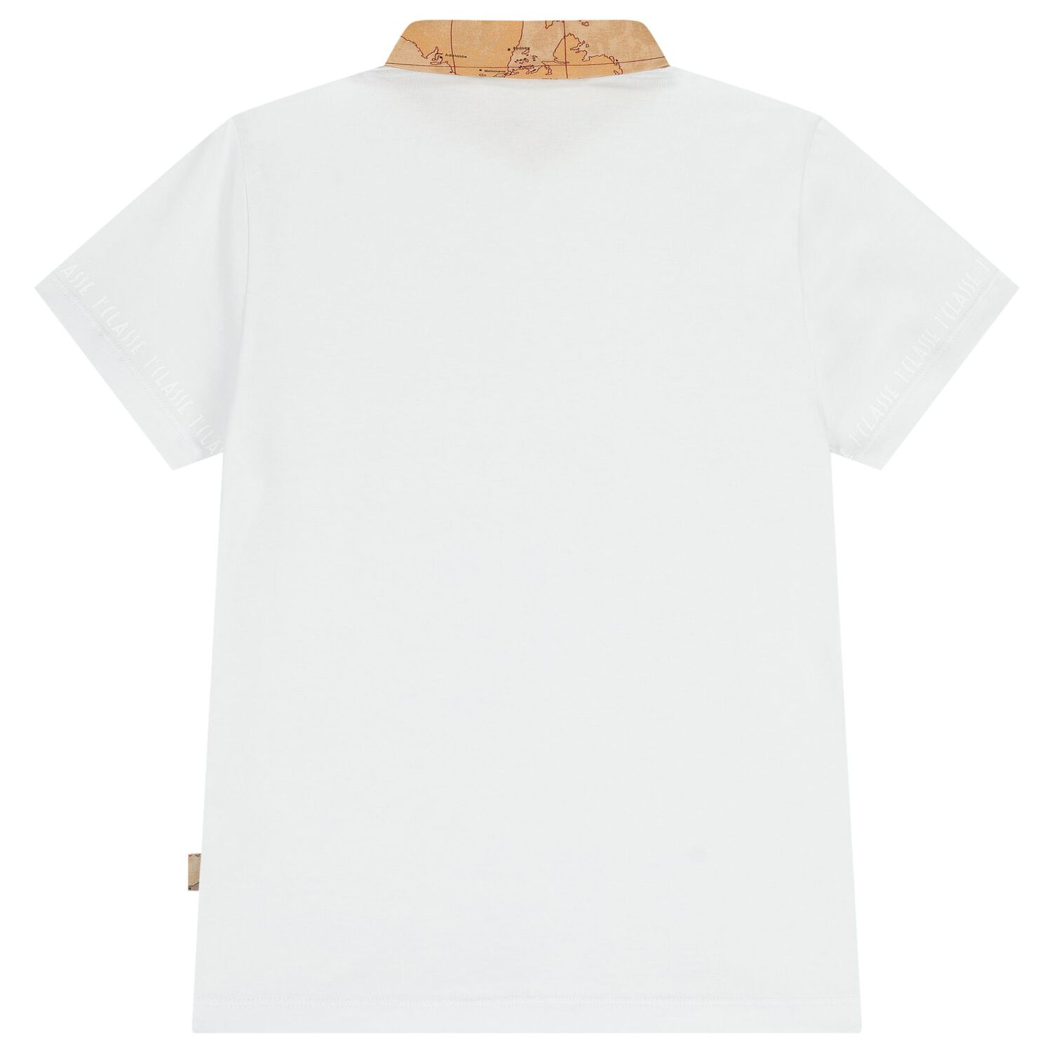 Boys White Logo Polo Shirt, 1, hi-res