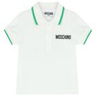 Younger Boys Teddy Bear Logo Polo Shirt, 1, hi-res