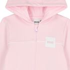 Younger Girls Pink & White Logo Tracksuit Set, 1, hi-res