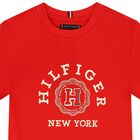 Boys Red Logo T-Shirt, 2, hi-res