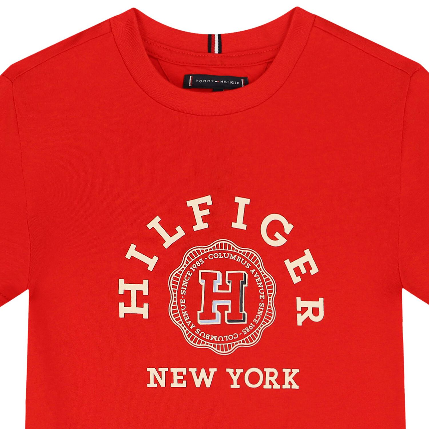 Boys Red Logo T-Shirt, 2, hi-res image number null