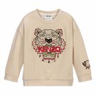 Girls Gold Tiger Sweatshirt, 1, hi-res