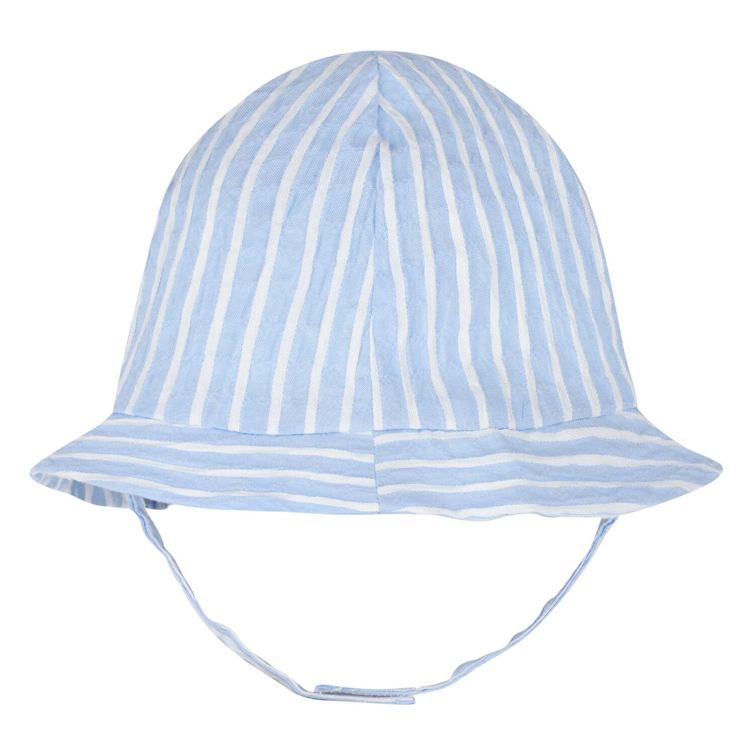 Baby Boys Blue & Ivory Striped Baby Romper Set, 2, hi-res