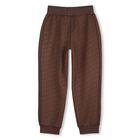 Boys Brown Logo Joggers, 1, hi-res