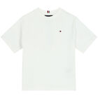 Boys White Logo T-Shirt, 2, hi-res