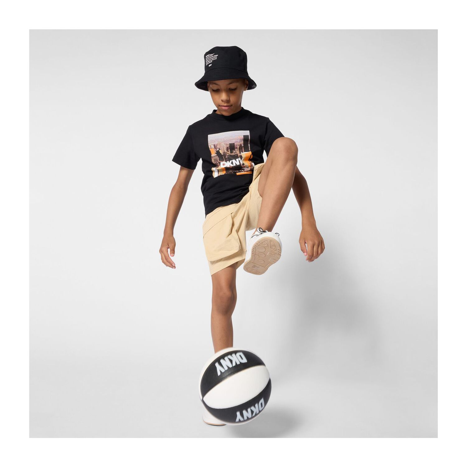 Beige Cargo Shorts, 1, hi-res