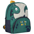 Younger Boys Green Dinosaur Backpack ( 27CM ), 1, hi-res