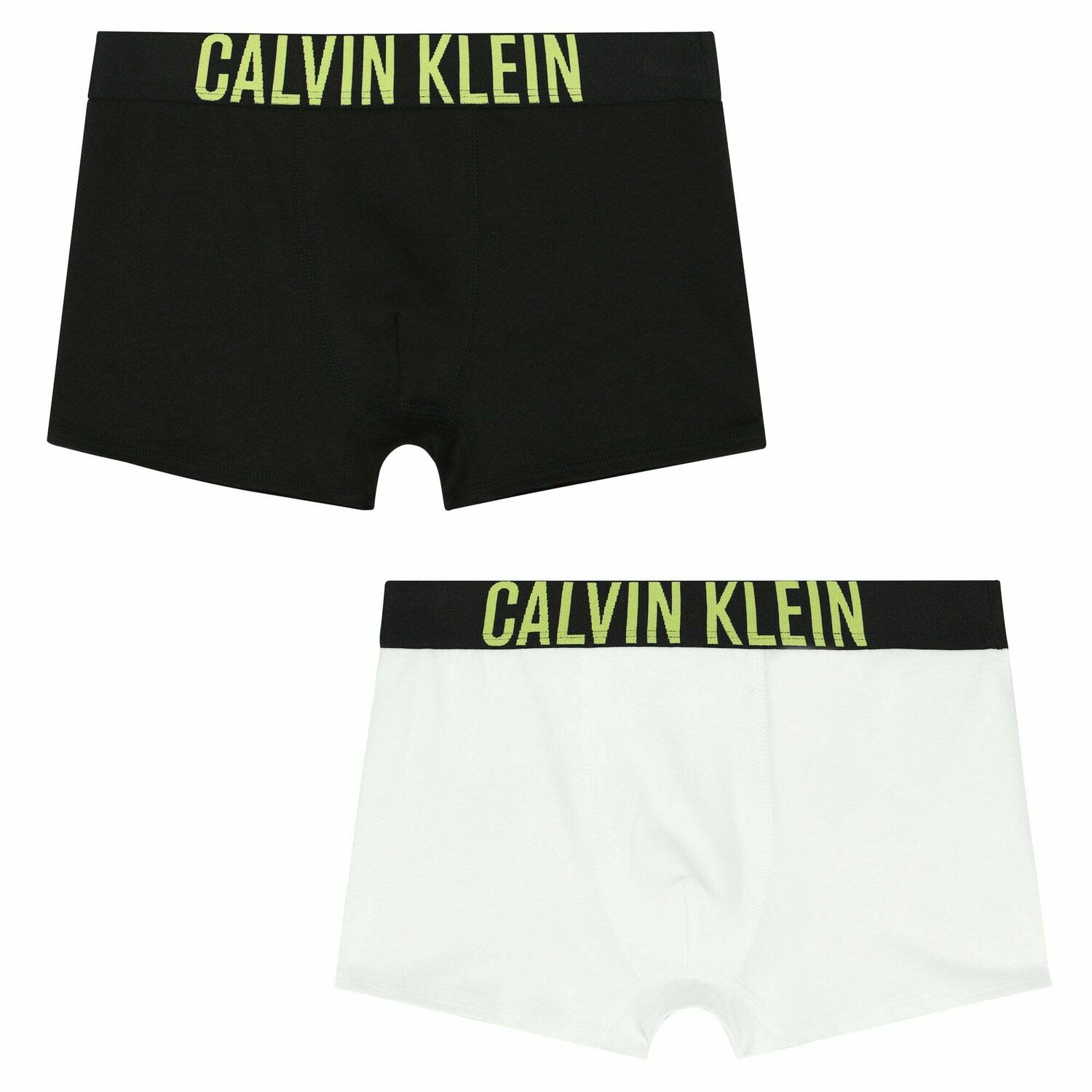 Boys Black & White Logo Boxer Shorts ( 2-Pack ), 1, hi-res