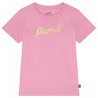 Girls Pink Logo T-Shirt, 1, hi-res