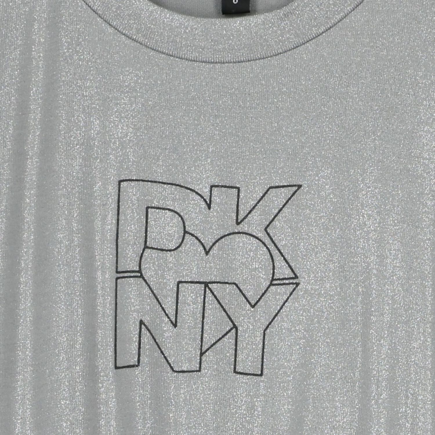 Girls Silver Logo Dress, 1, hi-res