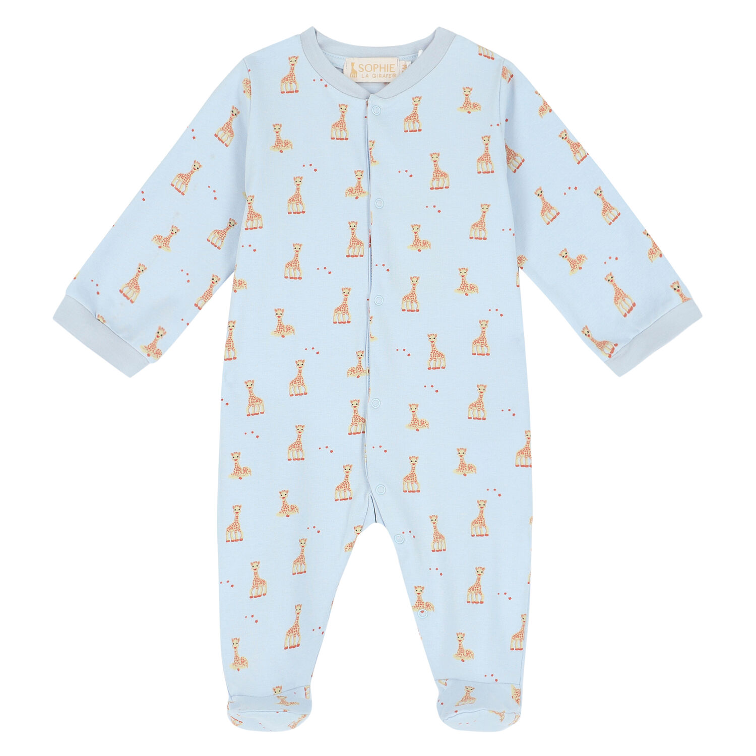 Baby Boys Blue Logo Babygrow, 2, hi-res