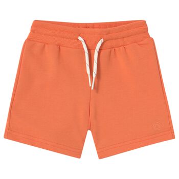 Younger Boys Orange Cotton Jersey Shorts