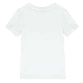 Boys White Logo T-Shirt