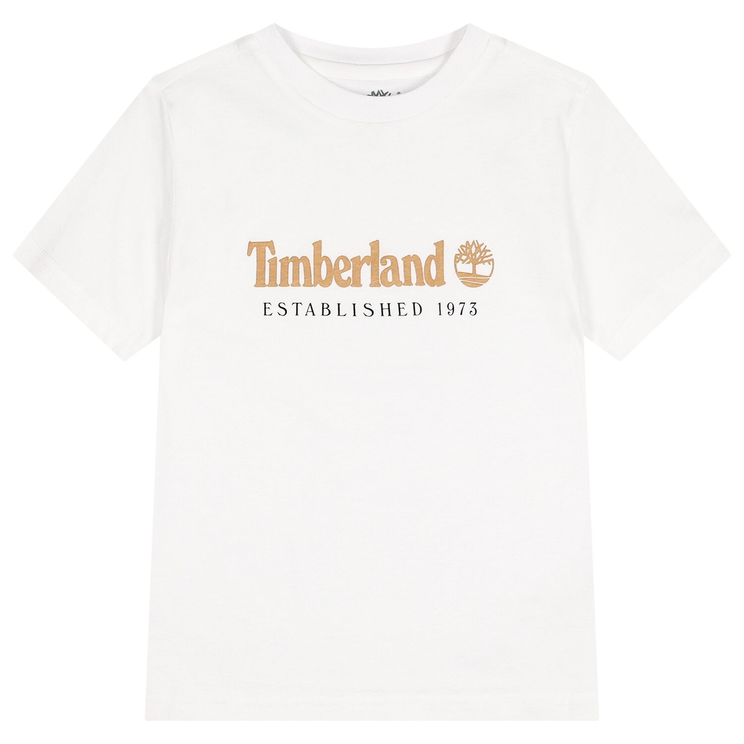 Boys White Logo T-Shirt, 1, hi-res