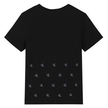 Boys Black Logo T-Shirt