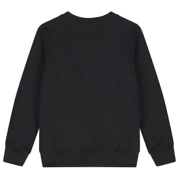 Black Teddy Bear Logo Sweatshirt