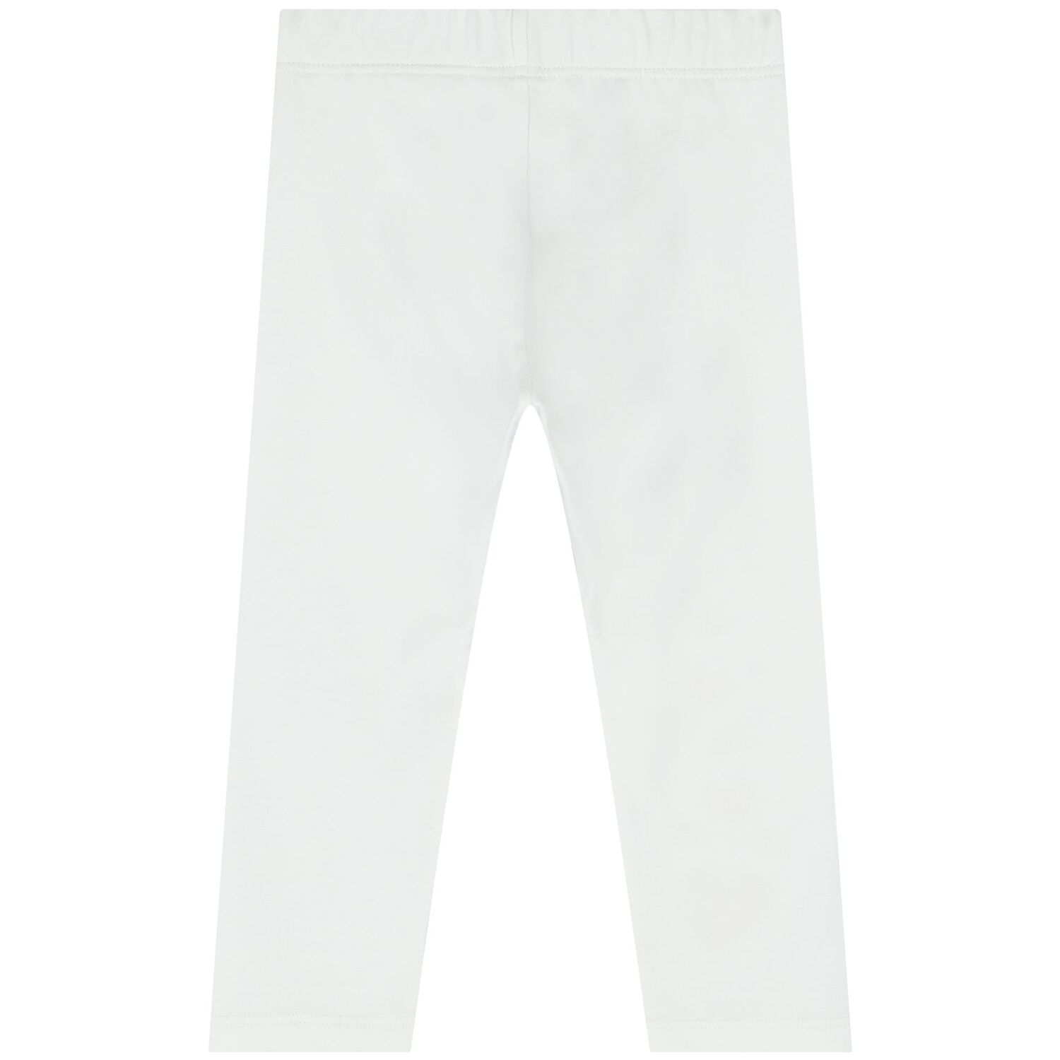 Younger Girls White Heart Leggings, 1, hi-res image number null