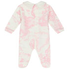 Ivory & Blue Geo Map Babygrow Set, 3, hi-res