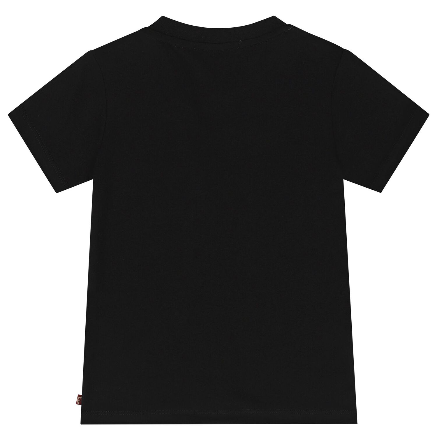 Younger Boy Black Logo T-Shirt, 2, hi-res
