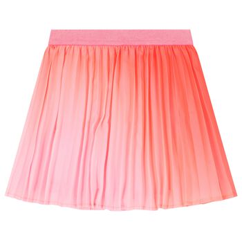 Girls Pink Pleated Skirt