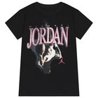 Boys Black Jordan Logo T-Shirt, 1, hi-res