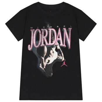 Boys Black Jordan Logo T-Shirt