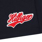 Boys Navy Blue Logo Shorts, 1, hi-res
