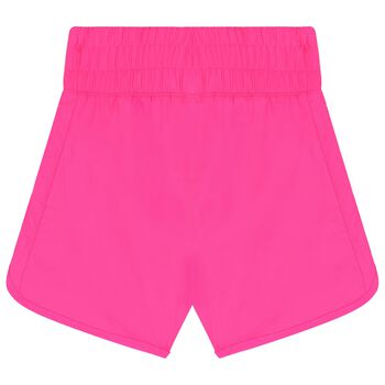Girls Pink Jordan Logo Shorts