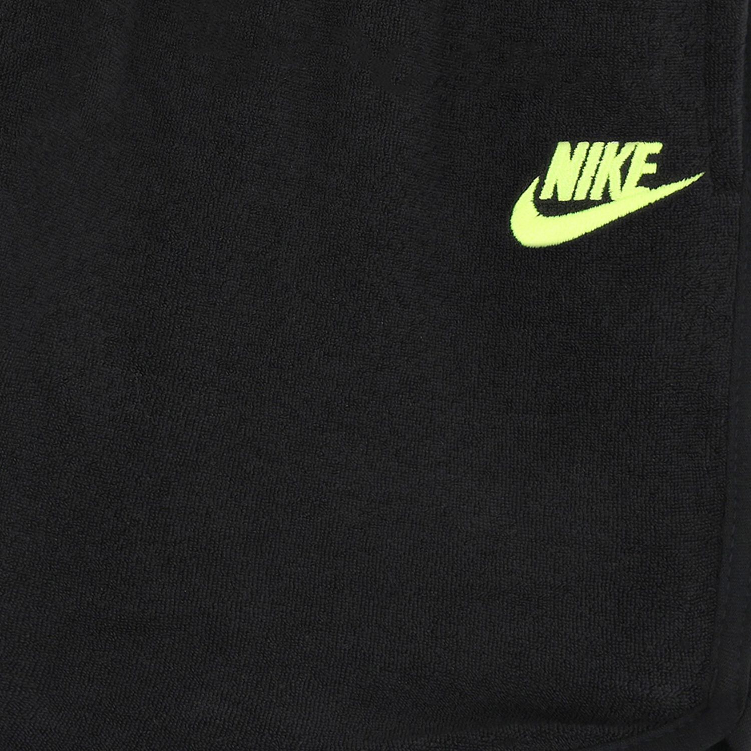 Boys Black Logo Shorts, 1, hi-res