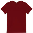 Boys Red Logo T-Shirt, 1, hi-res